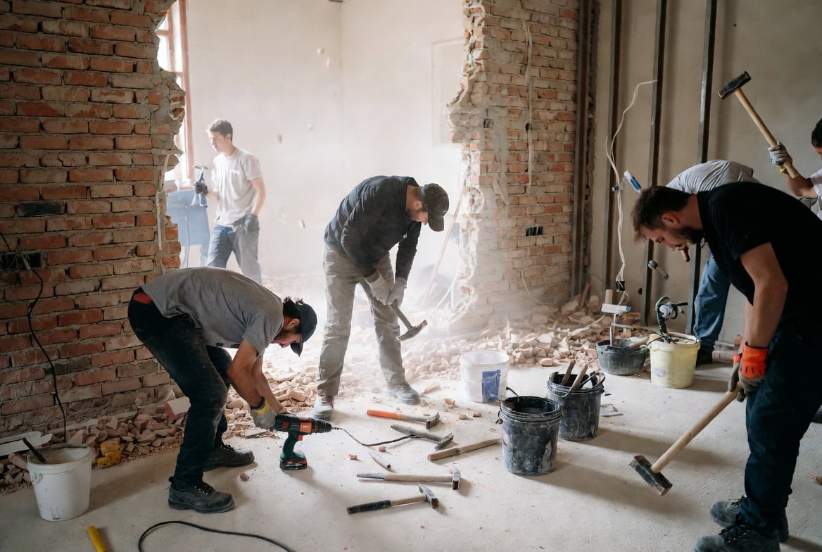 Búracie práce a príprava priestoru MASK SERVIS